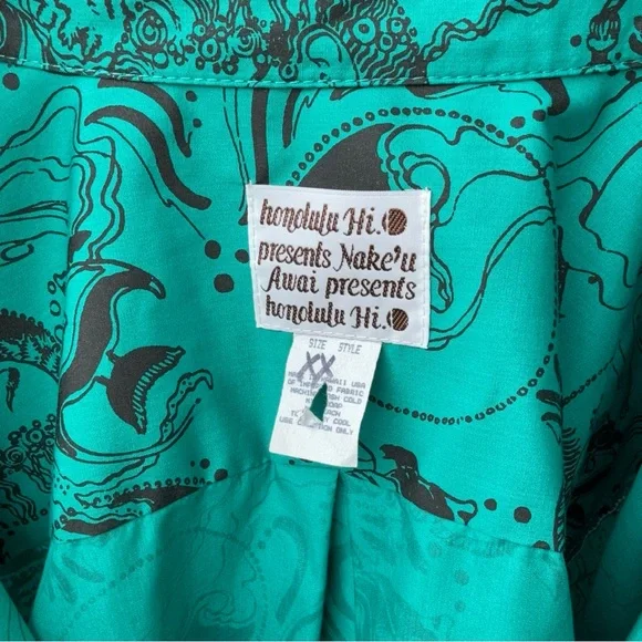 Nake’u Awai Hawaiian Shirt Pullover Men’s 2XL - Picture 6 of 6
